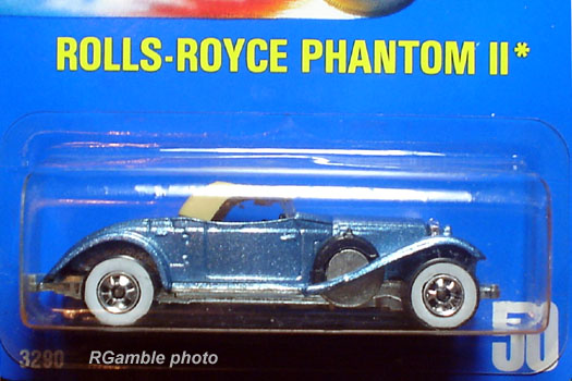 hot wheels rolls royce phantom ii