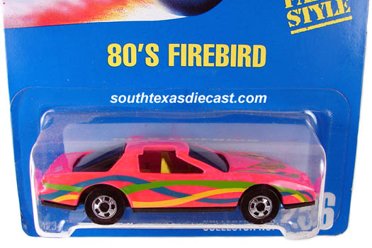Hot Wheels '80s PONTAC FREBRD - Collector #462 1995