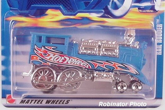 RAIL RODDER TRAIN LOCOMOTIVE 1996 First Editions Hot Wheels No. 5 diecast  1/64 scale